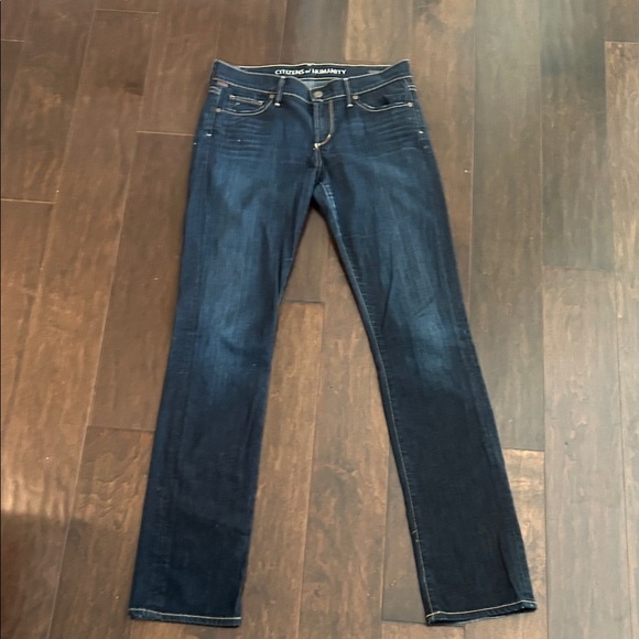 Citizens of Humanity AVA Indigo Straight Leg Jeans by - Picture 1 of 7